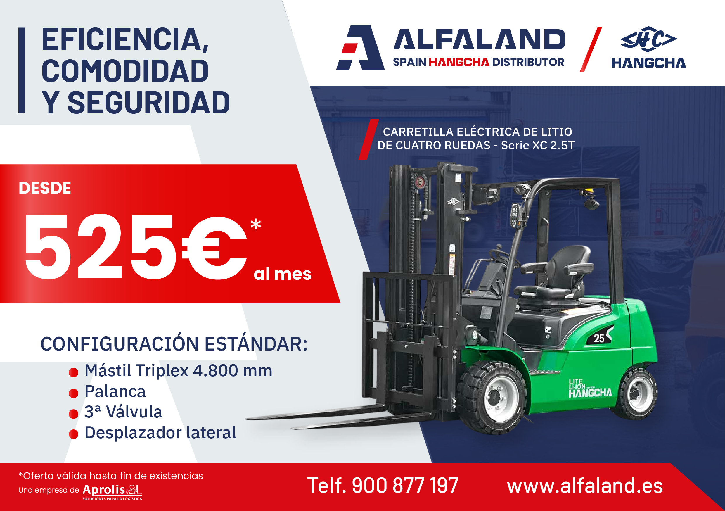Carretilla_Modelo_CPD25XD6SI ofertas carretilla eléctrica preecios unicos